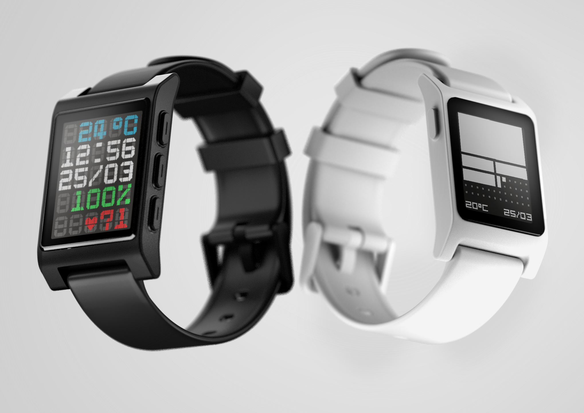 We’re excited to announce two new smartwatches that run open source PebbleOS and are compatible with thousands of your beloved Pebble apps.  Both ar